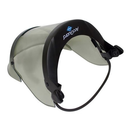 National Safety Apparel ArcGuard H20HTU 20 cal PureView Arc Flash Face Shield with Full Brim Adapter H20HTU